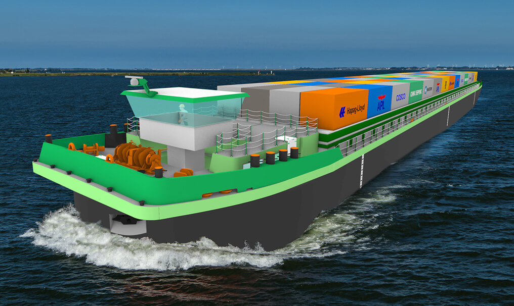 Naval Inland Navigation Bunkering En Transport Van Olie Producten